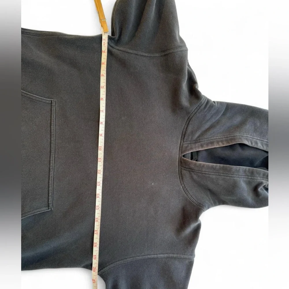 Lululemon All Yours Hoodie in Black/Dark Gray - Size Womens Small